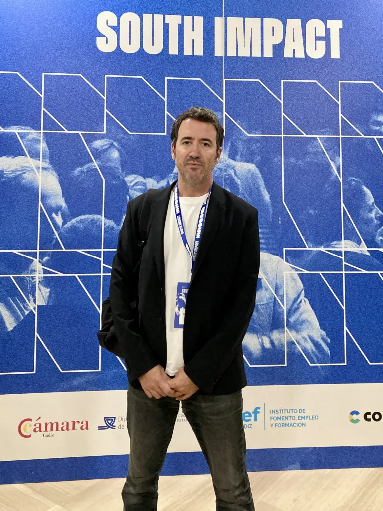 Paco Bersabé, director de Faro Zahara, en el evento de innovación South Impact 2025 en Cádiz.
